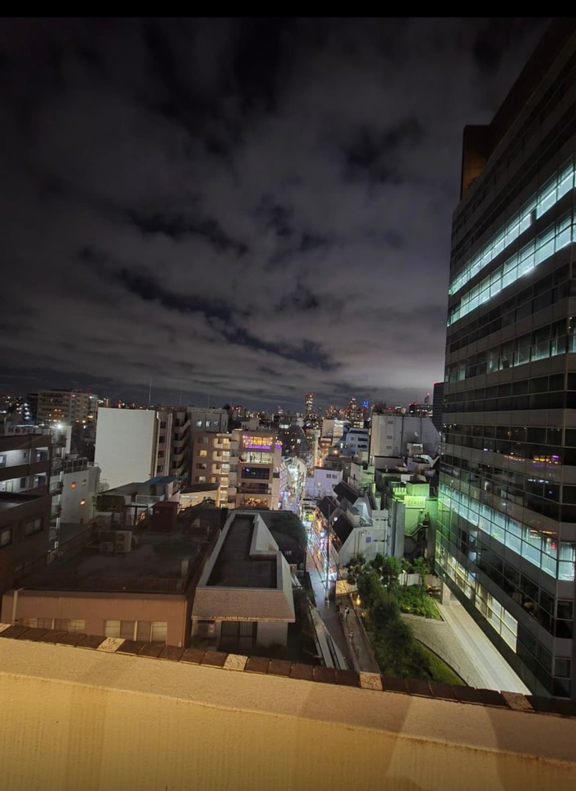 i WiSHから見える渋谷の夜景
